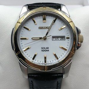 Vintage Seiko Solar Men's Watch SNE104